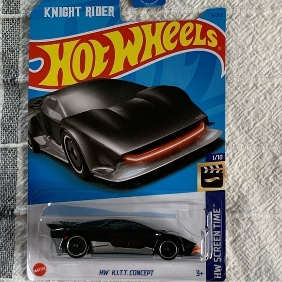 Mattel Hot Wheels Knight Rider HW K.I.T.T. Concept (Black) 2023 HW Screen Time - Picture 4 of 16